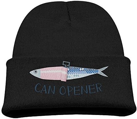 X5dr Caps sardine Fish Baby Winter Cap Cute Knit Beanie Skull Hats
