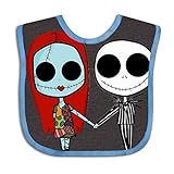 The Nightmare Before Christmas Personalized Scarf Bib Feeding & Teething Fancy Baby Bibs and Burp Cloth Polyester Cotton