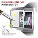 Haojavo Screen Protector for Fitbit Ionic Case, 5 Pack Slim Fit TPU All-Around Full Front Screen Protective Case for Fitbit Ionic Smart Watch Bands Accessories