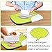 Plastic Cutting Board with Juice Groove, 15x11x0.9 Inch Reversible Non-Slip Kitchen Chopping Board Mat for Food Prep by Elegant House, Dishwasher Safe, Anti-Microbial