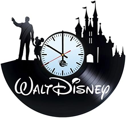 Walt Disney World Vinyl Record Wall Clock - Get unique living room wall decor - Gift ideas for friends, baby, children, kids – Disney Unique Art Design - Leave us a feedback and win your custom clock