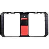 ULANZIU-Rig Pro Smartphone Video Rig - Stabilizer Grip with Tripod Connection for Phone Filmmaker - Universal for iPhone and Samsung, Black
