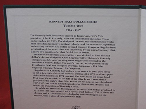 Littleton Kennedy Half Dollars 1964-1987 Album LCA49