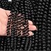 4Pcs Spring Twist 8 inch Nubian Twist Braiding Hair Crochet Braids Synthetic Hair Spring Twist Braiding Hair Extensions #1B
