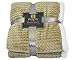Napa Super Soft Sherpa Throw Blanket Mocha Chevron 50