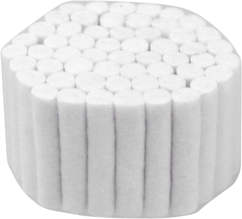 Healifty 5pcs Dental Cotton Rolls Natural Cotton High Absorbent Cotton Nose Plugs for Kids and