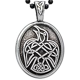 Celtic Raven Pendant