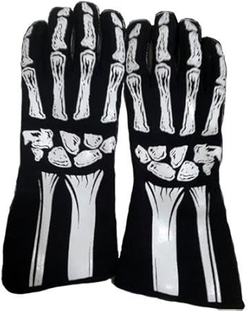 alpinestars skeleton racing gloves