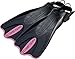 Short Adjustable Fins - Snorkeling Versatile Open Heel to use also Barefoot - PALAU SAF made in Italy by Cressi: quality since 1946