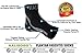 Plantar Fasciitis Socks Compression Foot Sleeve with Arch & Ankle Support for Men & Women Relive Pains for Heels & Improves Circulation for Better Foot Health (Black & Gray, 1 Pair)