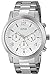GUESS Men's U13577G1 Silver-Tone Stainless Steel Watch with Triple-Link Bracelet