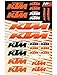 N-Style N30-1051 Universal Sticker Kit - KTM Style 4