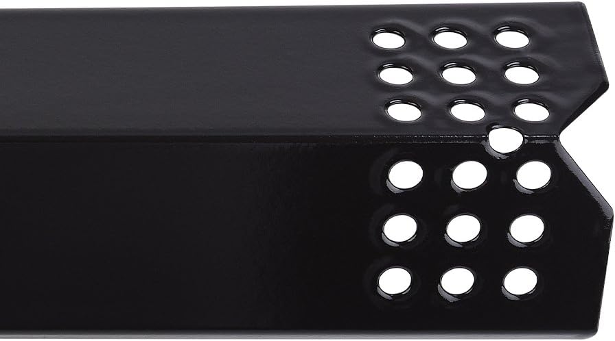 SHINESTAR Grill Flame Tamers for Nexgrill 720-0783E 720-0830H 720-0896 720-0896B 720-0898 720 0896C, Grillmaster 720-0697, 14 9/16 inch Porcelain Steel Heat Plate Shields Replacement Parts : Garden & Outdoor