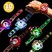 Light Up Bracelet LED Party Favors 10 Pack Toys for Kids Girls / Boys Prizes Back to School Gifts Toys for Classroom Halloween Thanksgiving Christmas Birthday Celebration New Year Eve Party Neon Supplies