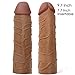 UEE 9.7 Inch 70% Super Bigger Fantasy X-Tensions Perfect Penis Sleeve Sleeve Sheath Enlarger Enhancer,Put It On Anything You Want