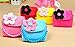 Hosaire Girl Bag Plush Flower Mini Handbag Shoulder Bag Messenger Bag for Toddlers Preschoolers Pink