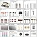 SPTA Rotary Tool Accessories Kit, 349Pcs Grinding Polishing Drilling Kits, 1/8