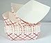 Tytroy 50- Pack Disposable Cardboard Paper Food Serving Food Trays Boat Baskets, 1 Pound