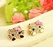 eBADA(TM) Cute Hello Kitty Lovely Bling Crystal Rhinestone Iphone 5 iphone 4 4s Home Return Keys Buttons Sticker For iPhone 4S iPhone 5 iPod Touch iPad Repair Fix Replace Replacement