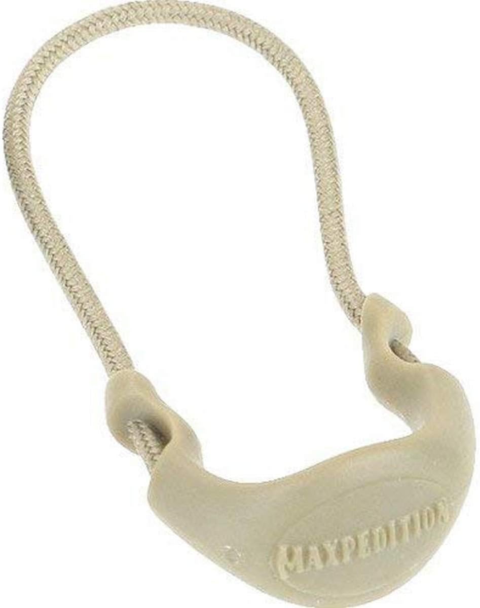Maxpedition Small Zipper Pulls Pack Of 6 Luggage Tag, 2 cm, Tan, Brown