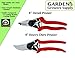 GGS- PROFESSIONAL GARDEN PRUNER GIFT SET - Two Specialty Trimmers, One Large All Purpose and One Small Hand Shear, Replacement Blades and Springs.