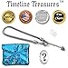 Timeline Treasures European Charm Bracelet for Women and Girls Bead Charms, Stainless Steel Snake Chain, Extender