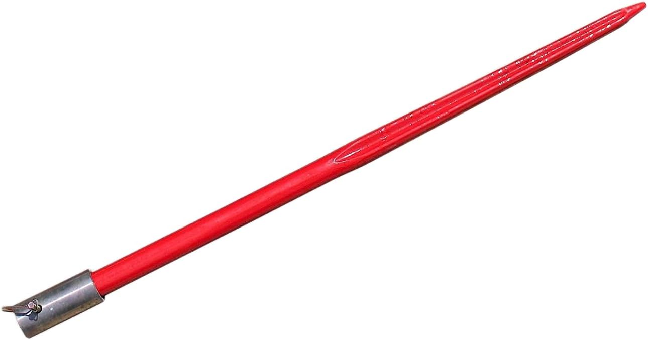 Fluted 47" Pin Type Hay Bale Spear 3000 lbs Capacity 1 3/4" Diameter pin Sleeve