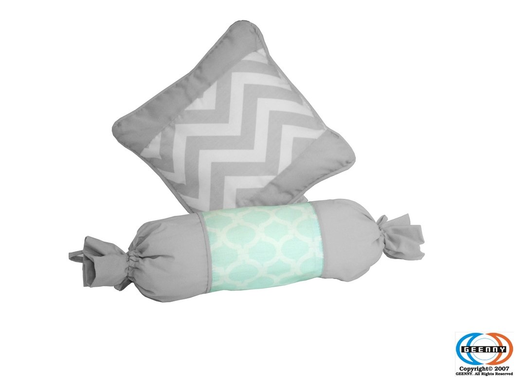 chevron 13 piece crib bedding set