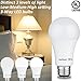 AmeriLuck 3-Way LED Light Bulb A19, Multi Wattage 40-60-100W Equivalent, Low-Medium-High Setting, Omni-Directional, 2 Pack, Natural Daylight 5000K
