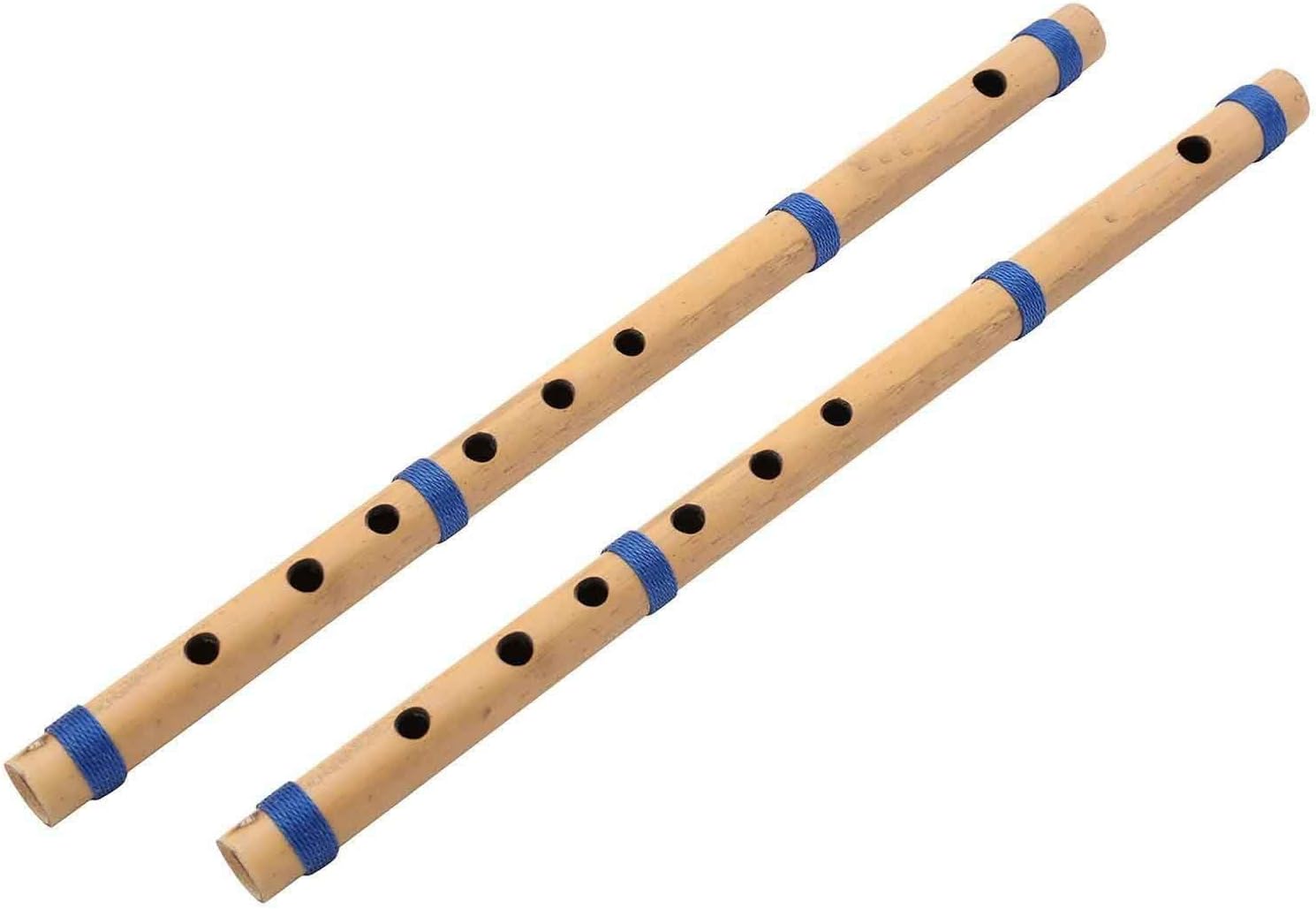 HS Internet Musical - Set Of 2 Flute Bamboo C Scale (Natural)