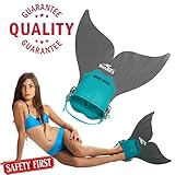 Sharks Wear Mermaid mono-fin for children with adjustable strap.