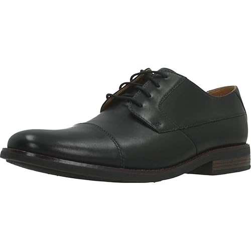 clarks black formal shoes