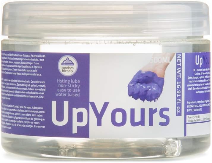 Pharmquests Up Yours Fisting Lube 500 ml, Transparent, 500 ml (Pack of 1)