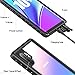 Vapesoon Galaxy Note 10 Plus/5G Waterproof Case, Built-in Screen Protector Fingerprint Unlock with Fingerprint Film Heavy Duty Waterproof Clear Cover for Samsung Galaxy Note 10+ Plus/5G 2019