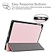 Fintie SlimShell Case for iPad 6th / 5th Generation (2018 2017 Model, 9.7 Inch), iPad Air 2 / iPad Air 1 (9.7 Inch) - Lightweight Stand Smart Protective Cover with Auto Sleep/Wake, Pink