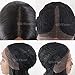 Oxeley Black Lace Front Wig Glueless Long Black Wig Straight Hair Replacement Synthetic Wigs for Black Women 22 Inch