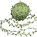 Supla 327 Ft Artificial Vines Fake Hanging Plants Leaves Ribbon Leaf Vine Trim Foliage Rattan DIY Wreath Foliage Green Leaves Ribbon Decorative Home Wall Garden Wedding Party Wreaths Decor primary