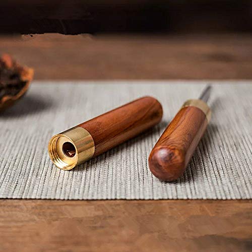 3 Pcs Stainless Steel Ice Picks with Wooden Handle and Safety Cover Kitchen Tool.