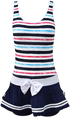 QRH Big Girls Floral Tankini 1 Piece Swimsuit Size 14