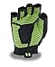 Under Armour Men's Flux Half-Finger Training Gloves, Black /Fuel Green, Large