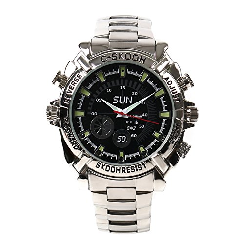 Ugetde® Full Hd 1920x1080p Mini Camera W2000 Infared Night Vision 16gb Waterproof Watch DVR