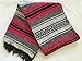 MEXIMART's® Authentic Mexican Falsa Blanket Hand Woven (Pink)