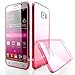 Galaxy S6 Case, Dreo [Crystal Flex] Galaxy S6 Clear Case Premium Clear Flexible Soft TPU Material [Scratch Resistant / Anti Yellow-Aging / Slim Easy Grip] - Authentic Retail Packaging - for Samsung Galaxy S6 (Hot Pink)