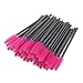 Disposable Eyelash Eye Lash Makeup Brush Mascara Wands Applicator Makeup Kits (100PCS Pink)