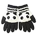 Bienvenu Girls Cute Cartoon Panda Winter Warmer Touchscreen Knit Mitten Texting Gloves