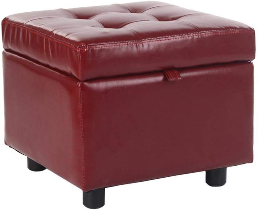 Zapateros Reposapiés banco de zapatos con tapa plaza otomana de