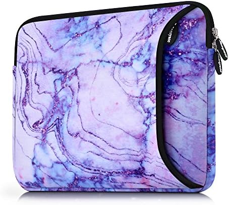 Sancyacc Laptop Sleeve, Sleeve Bag for 13-13.3 Inch, Water-resistant Fabric laptop Case with Pocket for Macbook, Acer Aspire, Toshiba Satellite, Dell, Chromebook Notebook (Shining Purple)