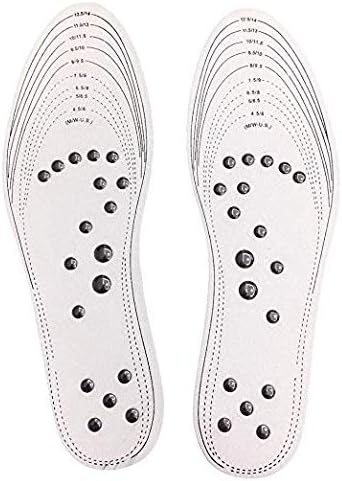 Acupressure Magnetic Massage Insoles - 1 Pair Memory Cotton Shoe Insoles, Blood Circulation Foot Health Care Shoe Pads for Men and Women