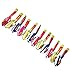 12 Amazing Arrow Rocket Copters. Led Light Helicopter Flying Toy - Elastic Powered Sling Shot Heli. Similiar to Flare Copter by Gingerscoolstuff