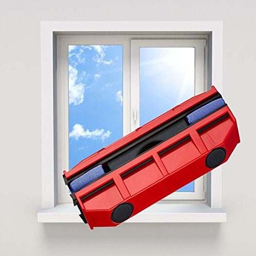 Magnetic Window Cleaner, Glass Cleaning Glider Powerful Magnetic Outer Window Cleaning Tool, Single Glazed/Double Layer Glazed(Single layer)